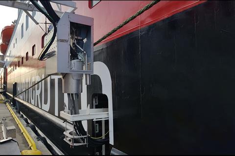 Yara Marine Technologies' NG3 shore power system (credit: Yara)